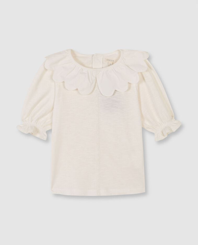 Camiseta manga corta blanco