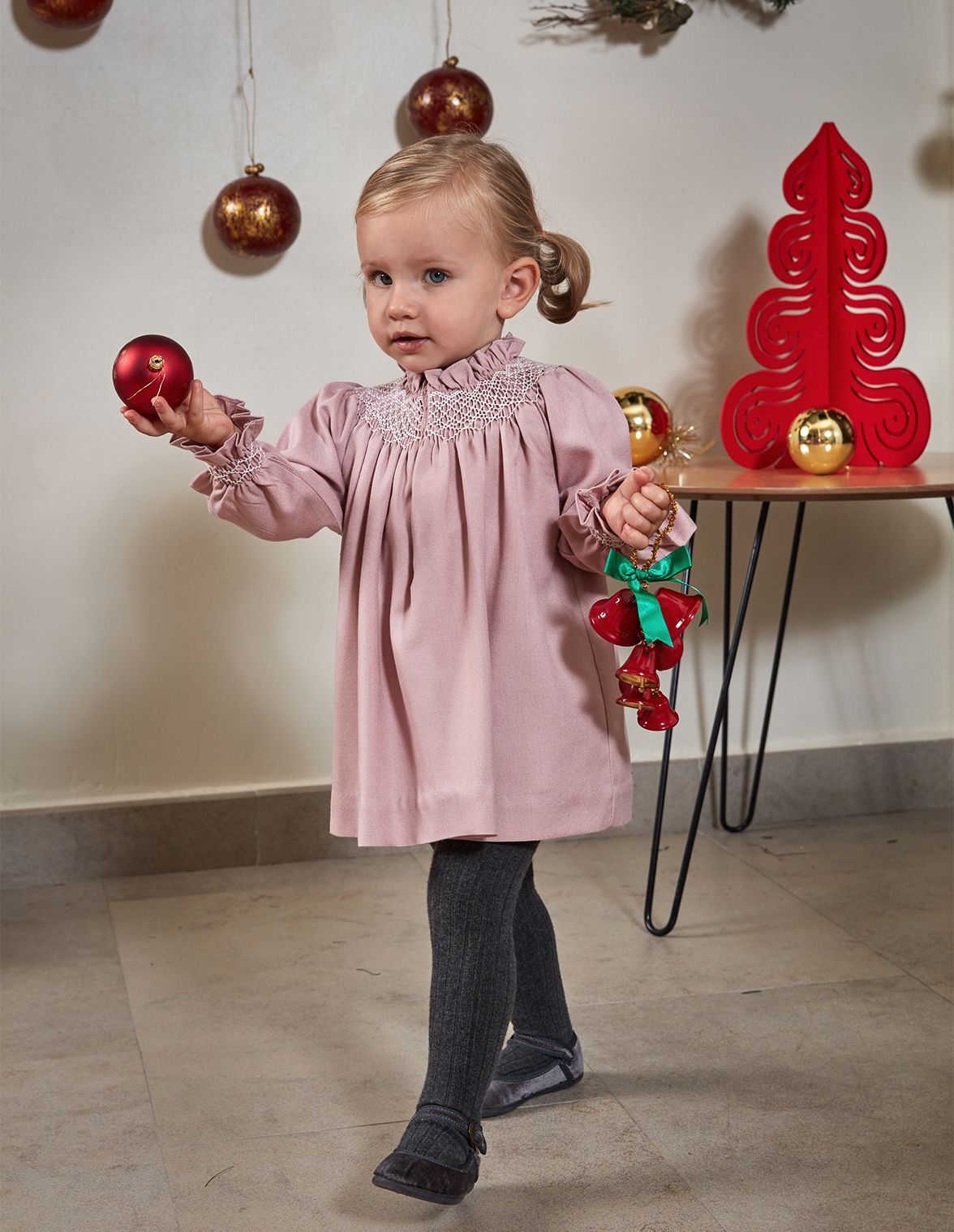 Vestido nido de abeja Beb Gocco