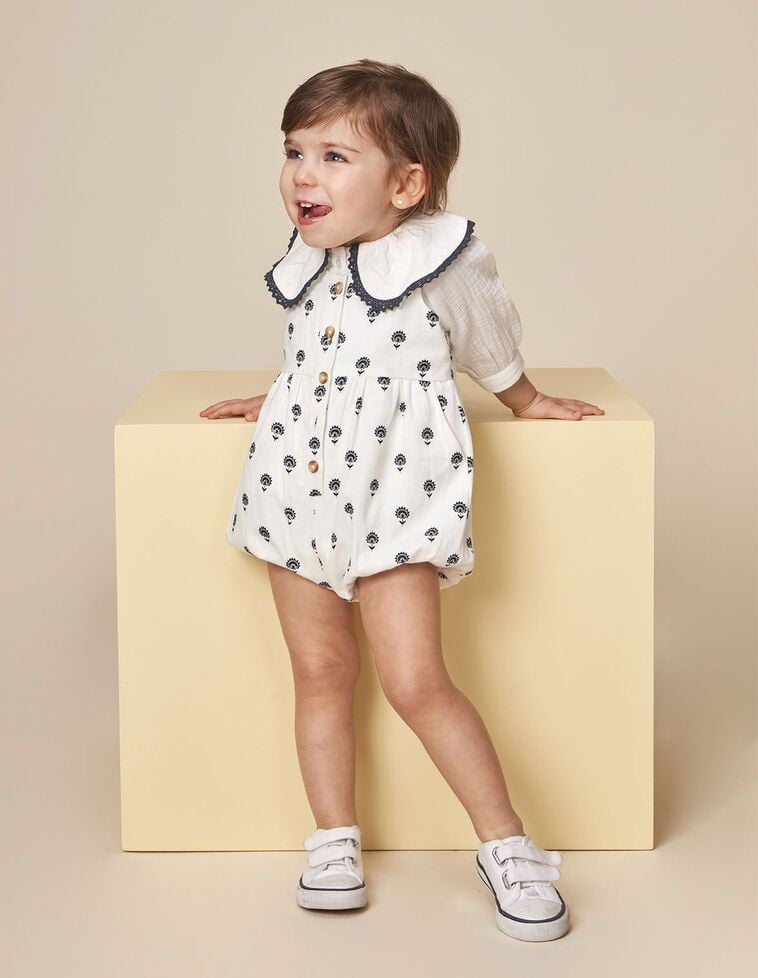 Peto estampado blanco