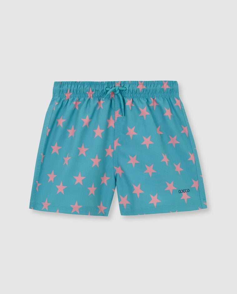 Ba&ntilde;ador de estrellas azul verdoso