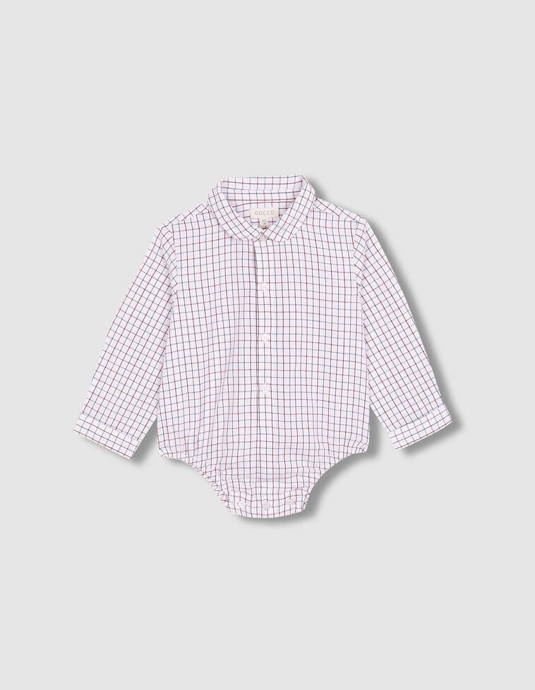 Camisa body cuello bebe blanco Camisa body cuello bebe blanco