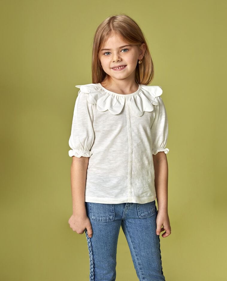 Camiseta manga corta blanco