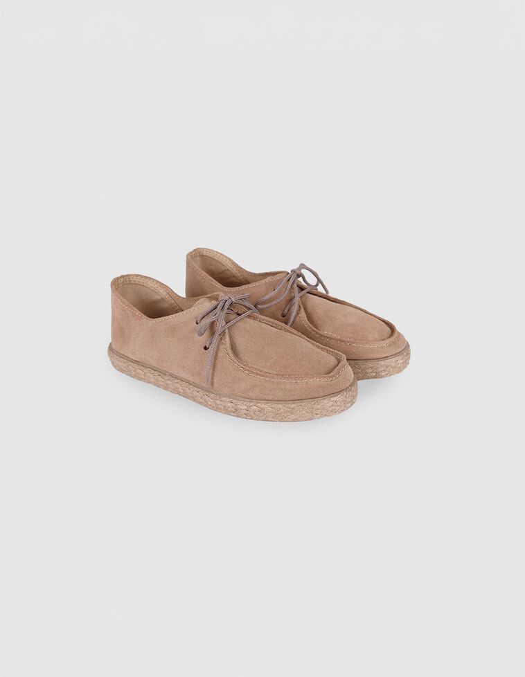 Zapato de cordones ante marron