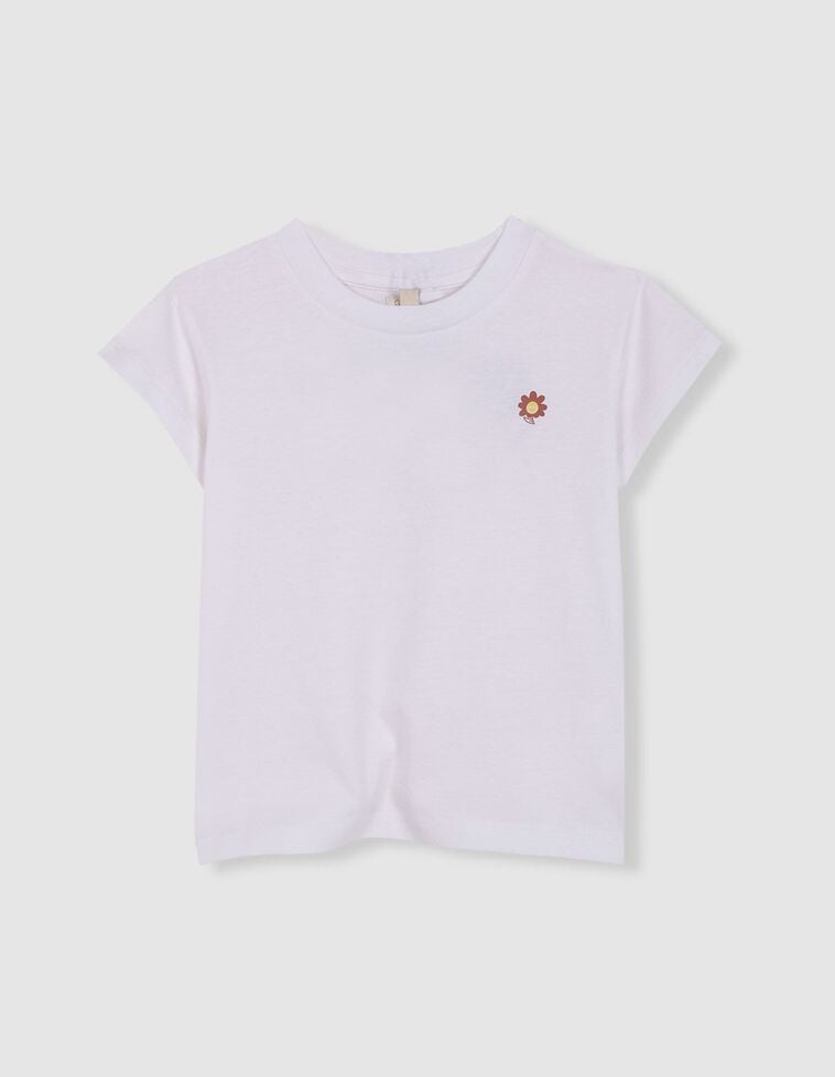 Camiseta print camp blanco