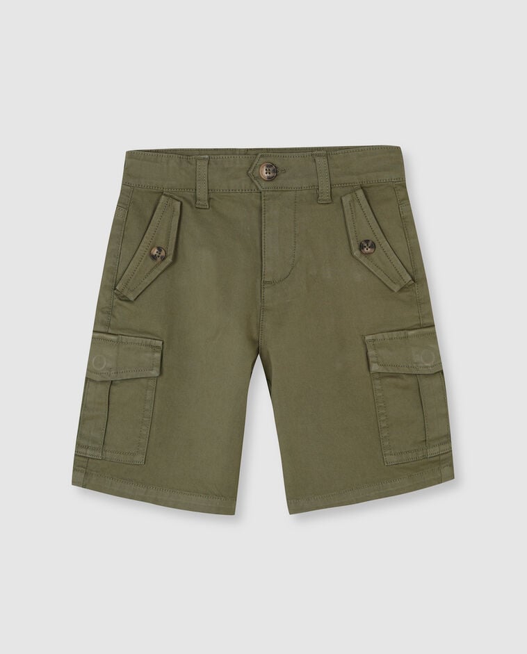 Pantal&oacute;n corto cargo verde