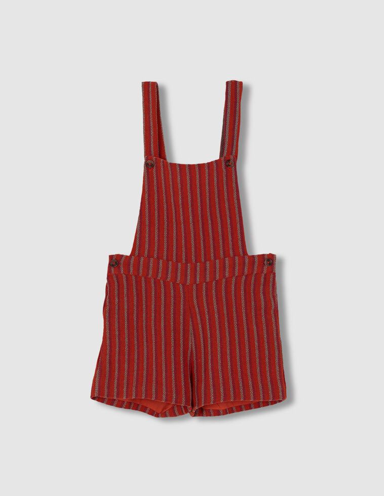 Peto de rayas naranja con lurex