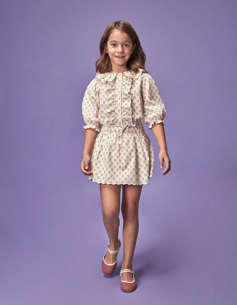 Blusa estampada blanco