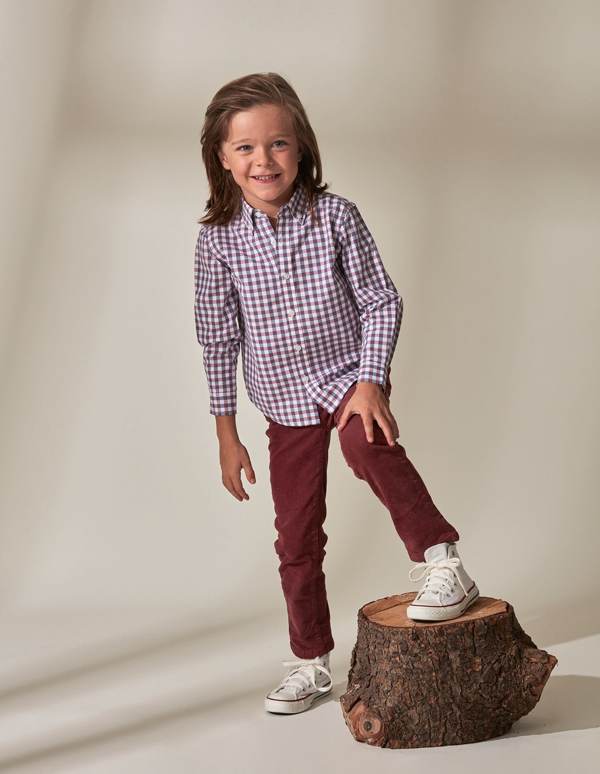 Camisa cuadros vichy niño deals