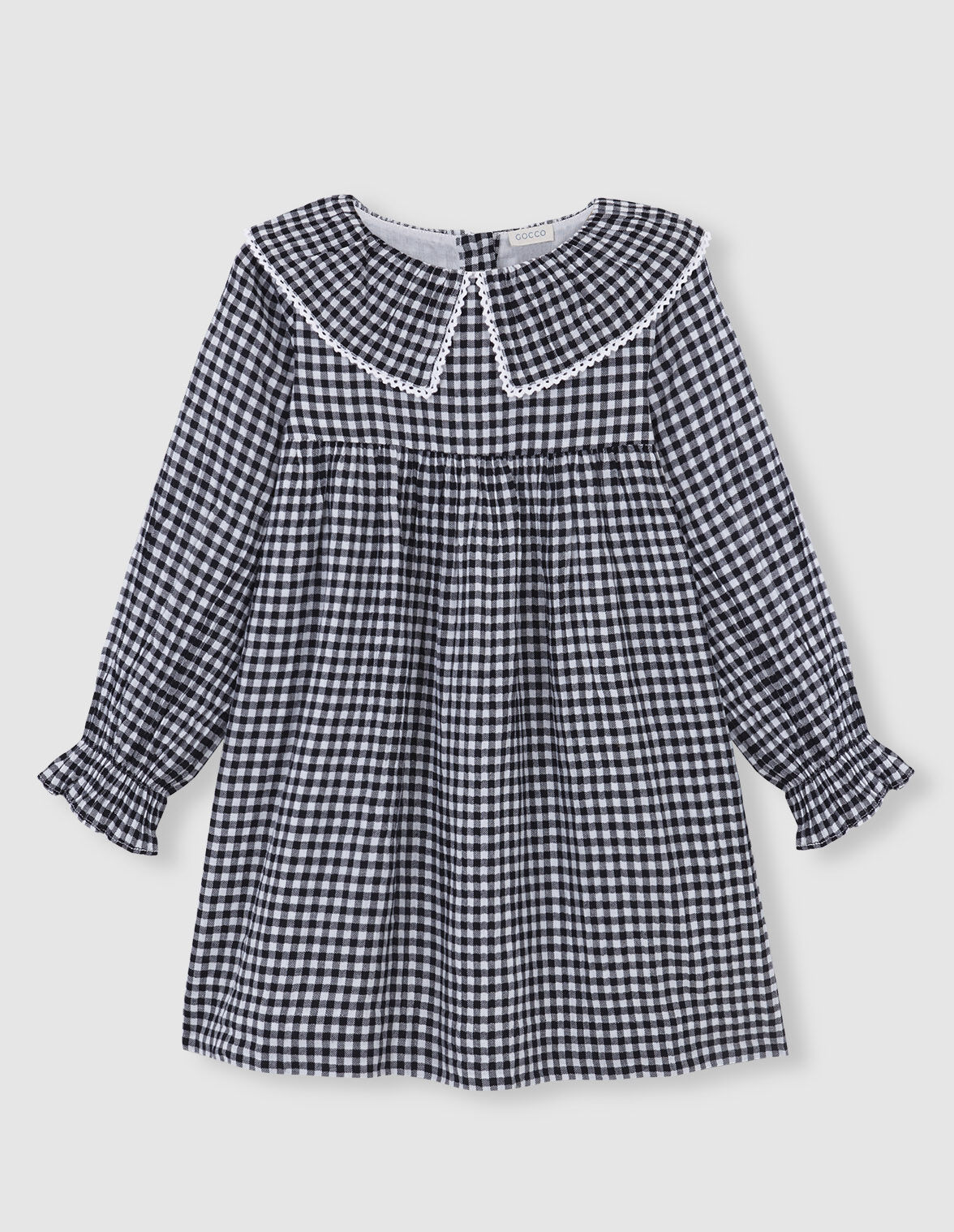 Vestido vichy negro 2025 niña