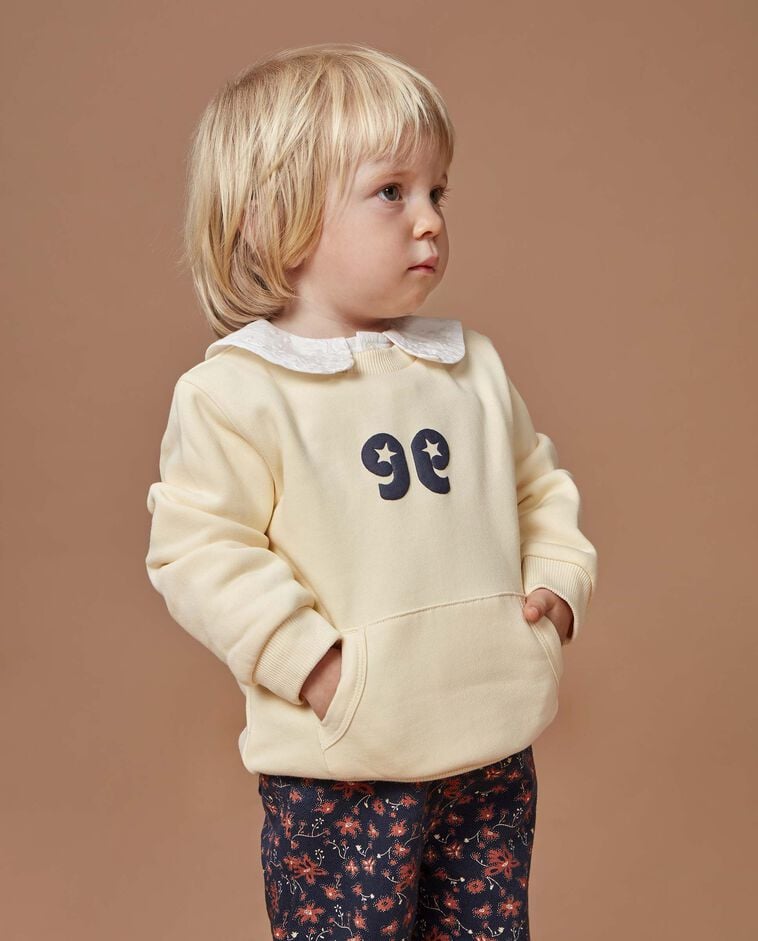 Sudadera g estrella amarillo beb&eacute;