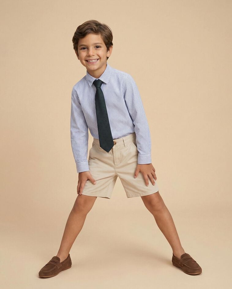 Camisa de rayas oxford