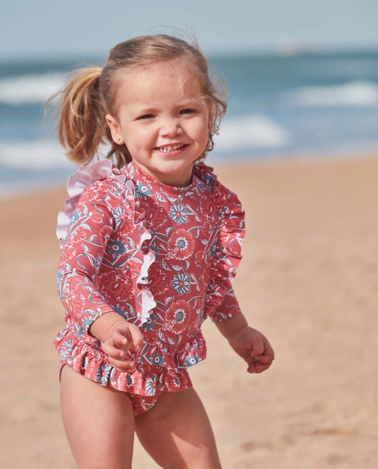 Camiseta protecci&oacute;n solar rosa