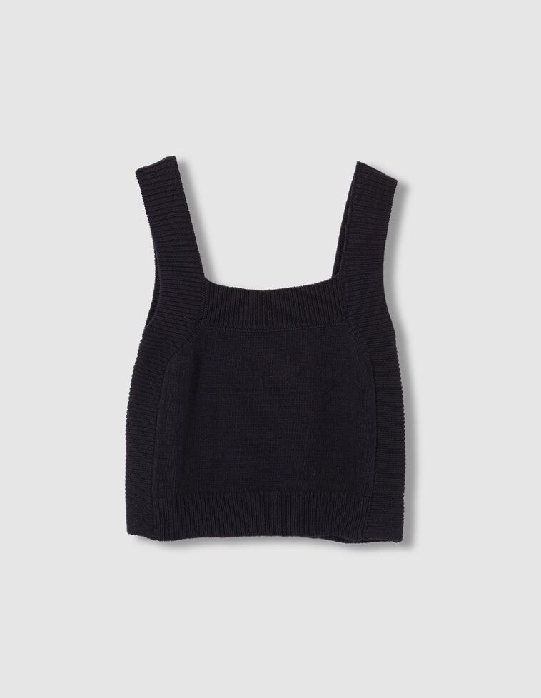 Top de punto negro