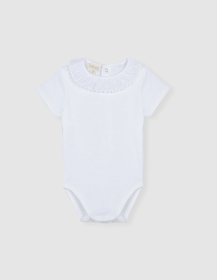 Body blanco cuello popelin