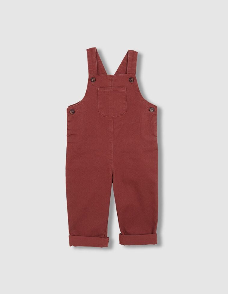 Peto largo con vuelta en bajo rojo