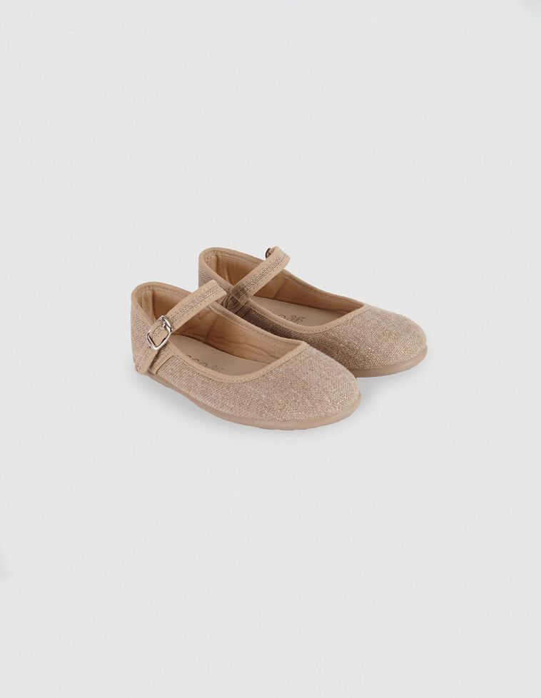 Merceditas lino marron