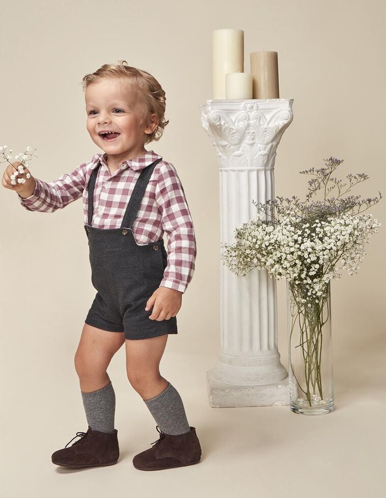 Camisa cuadro vichy morado Camisa cuadro vichy morado