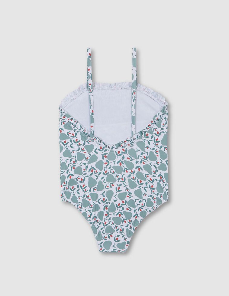 Bañador estampado peras verdoso