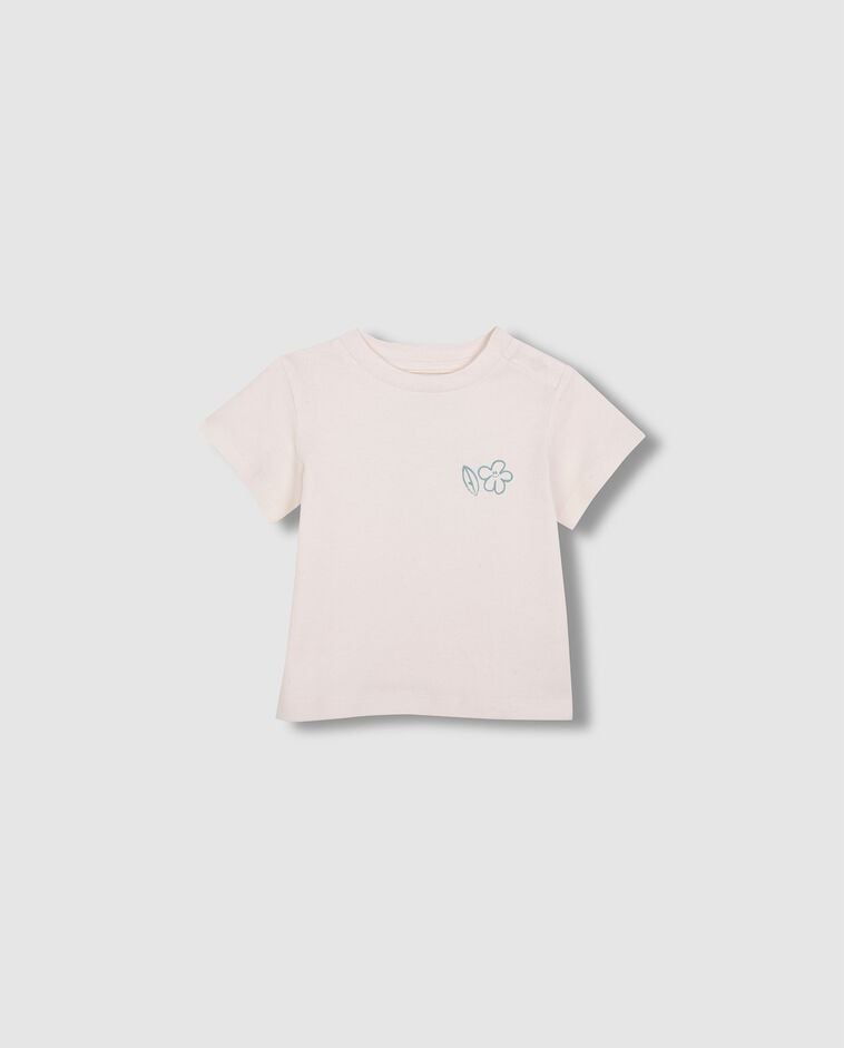 Camiseta estampada blanco