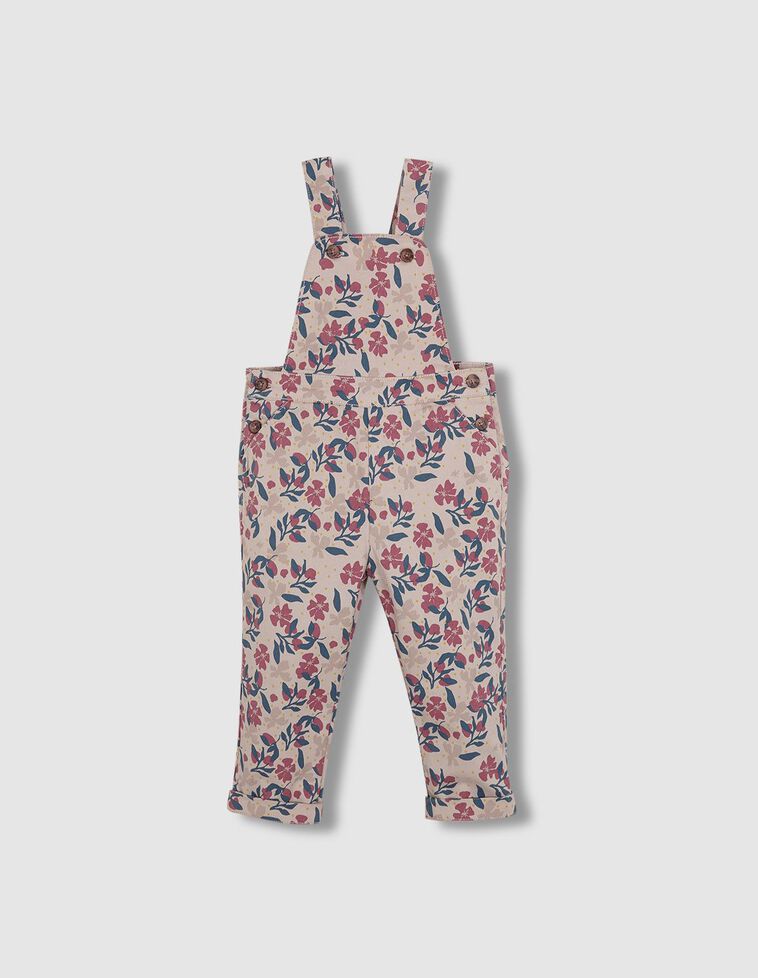 Peto estampado flores marron