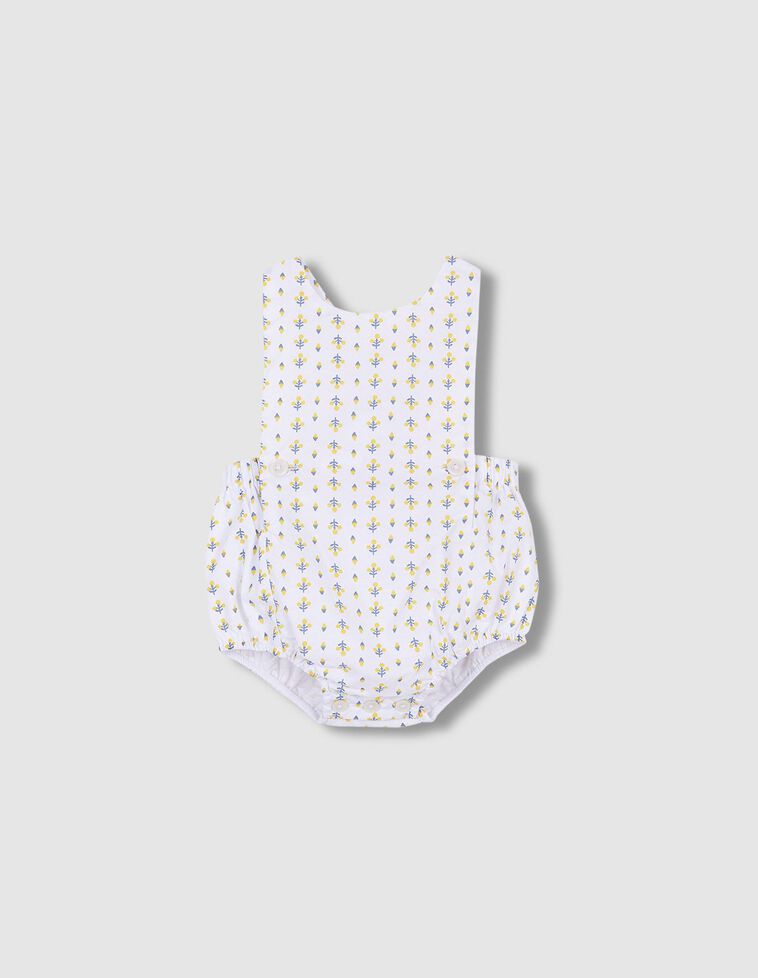 Ranita estampado ikat amarillo