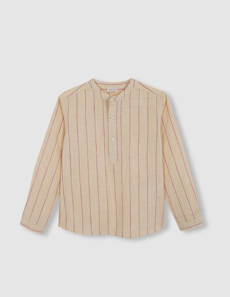 Camisa de rayas blanco