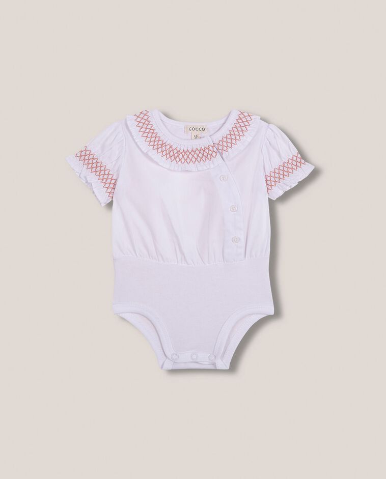Body blanco con bordado 