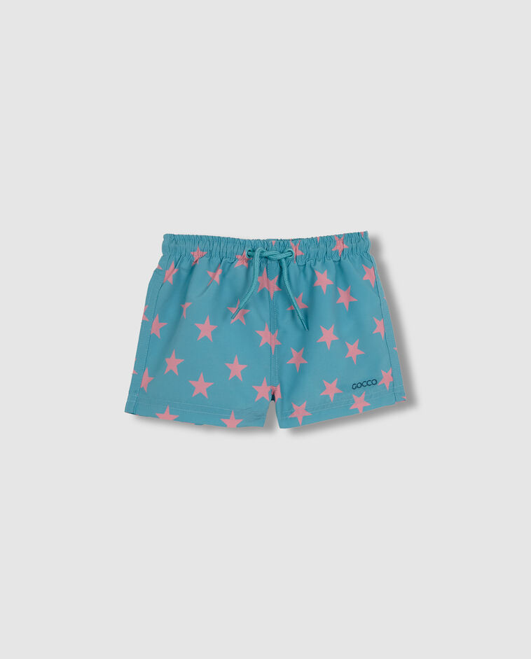 Ba&ntilde;ador de estrellas azul verdoso