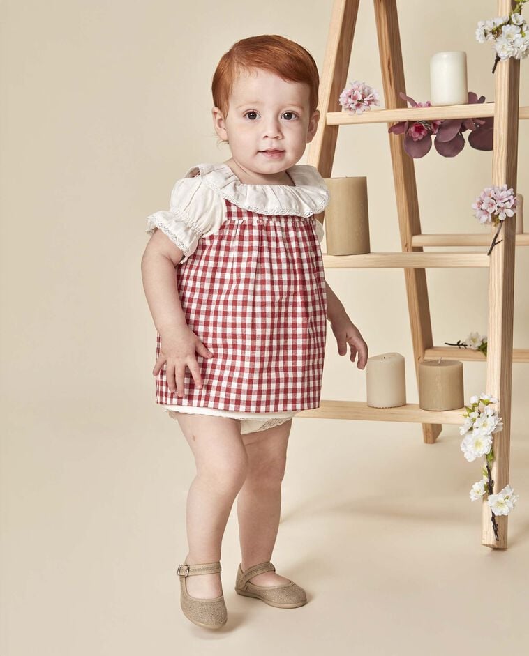 Vestido lino de dos piezas