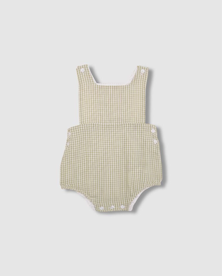 Ranita estampada vichy blanco