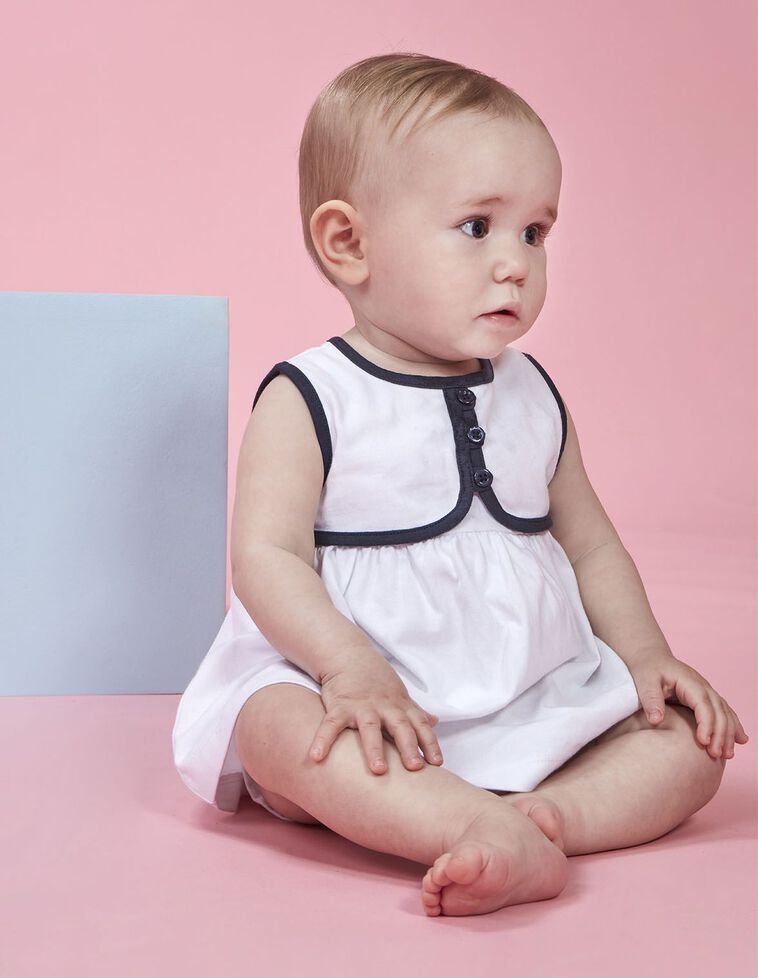 Vestido polo blanco
