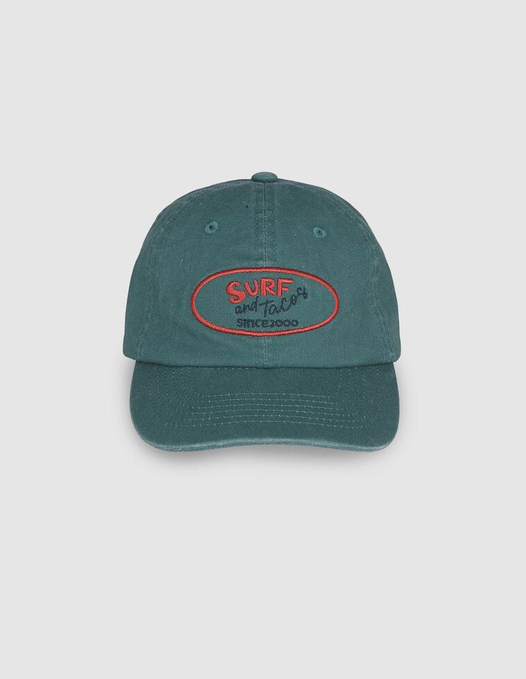 Gorra parche skate verde