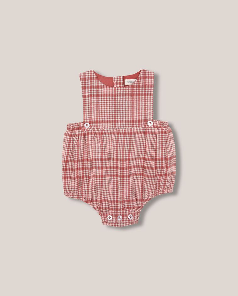 Ranita de cuadros rosa