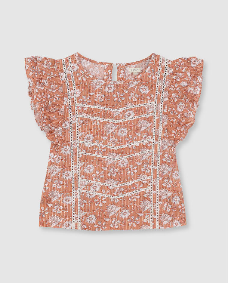 Blusa madre flor india rosa