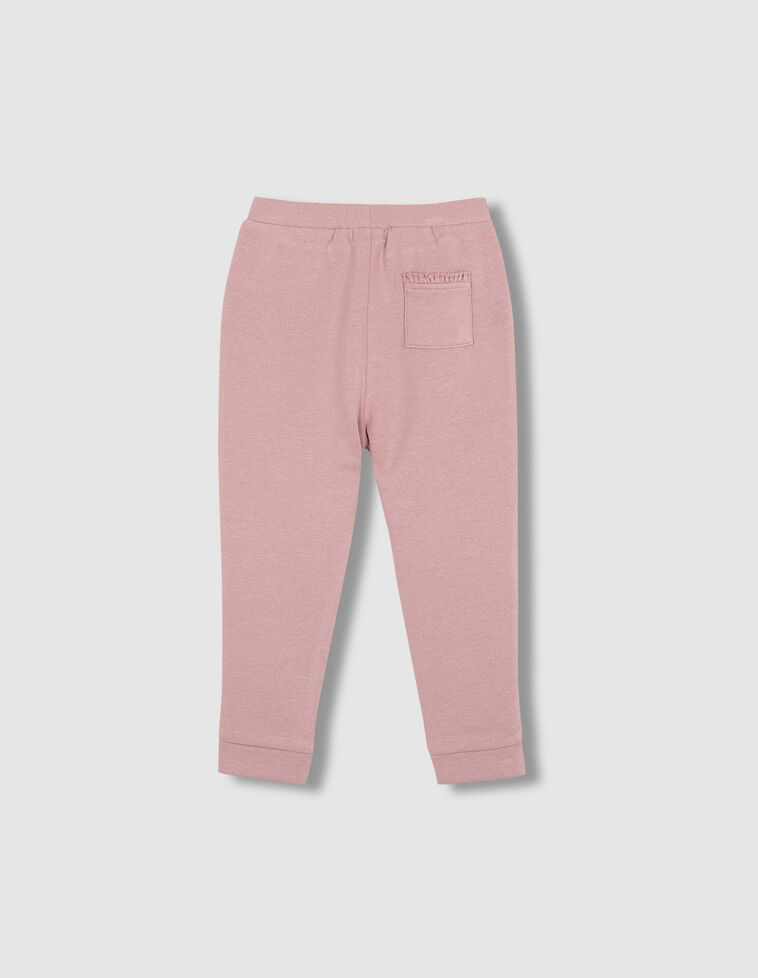Pantalón Deporte De Felpa Rosa