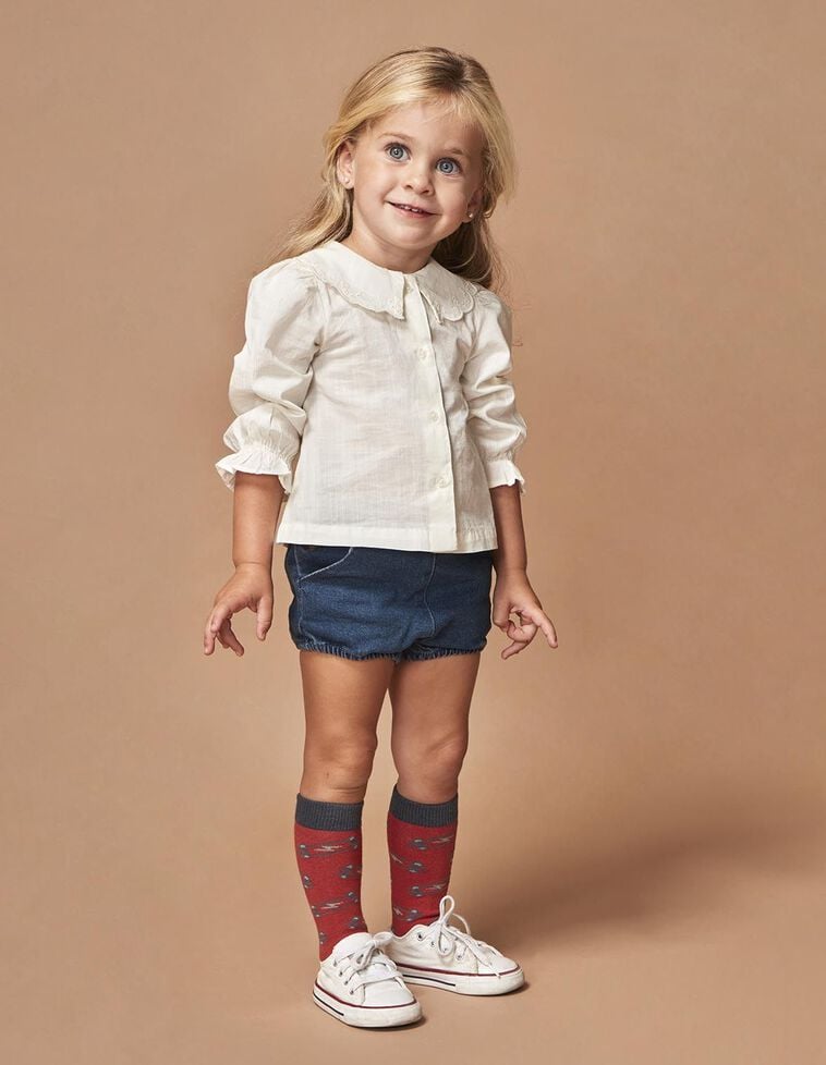 Bombacho vaquero azul claro