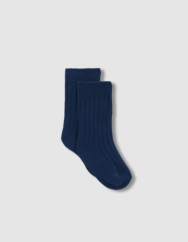 Calcetines lisos azul claro