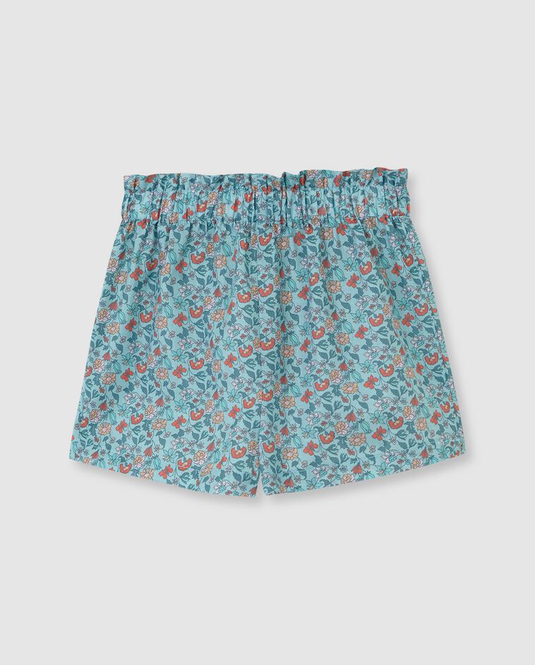 Pantalones de flores azul claro