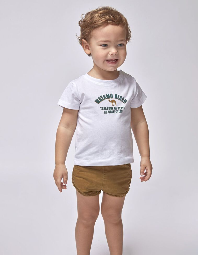 Camiseta gráfico watamu blanco