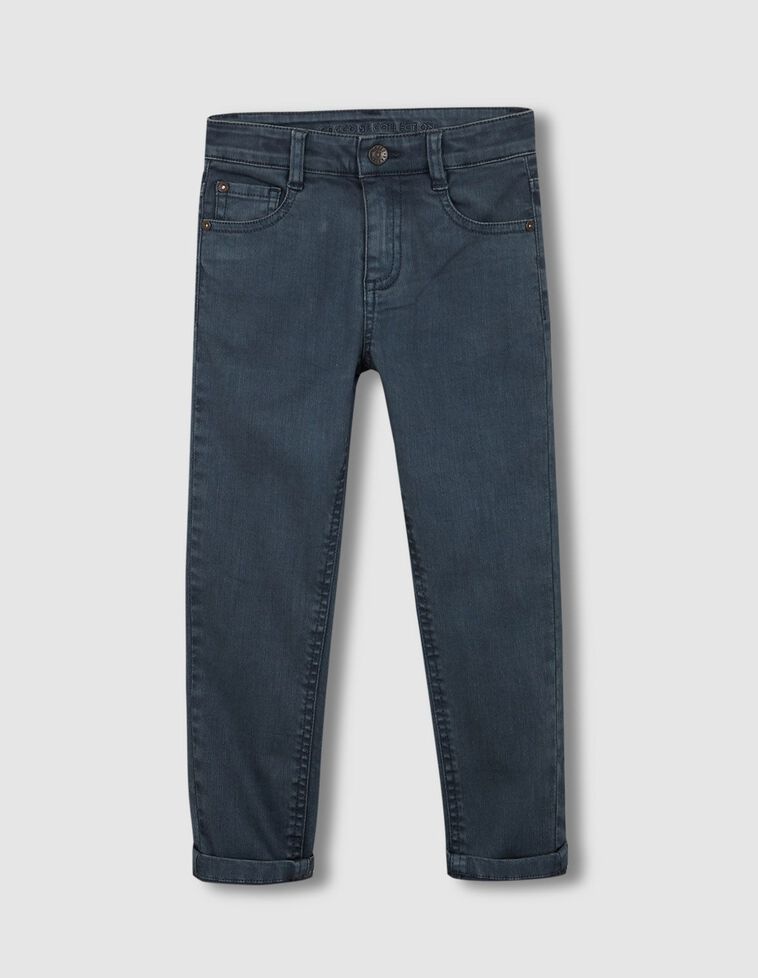Pantalon 5 bolsillos de sarga verde