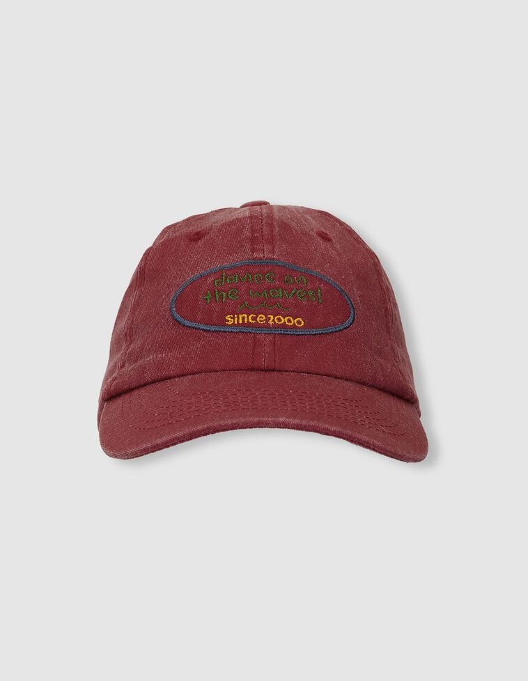 Gorra parche skate granate