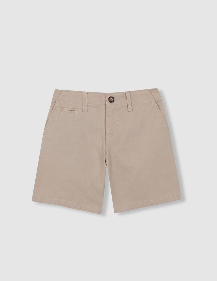 Pantalón corto chino piedra