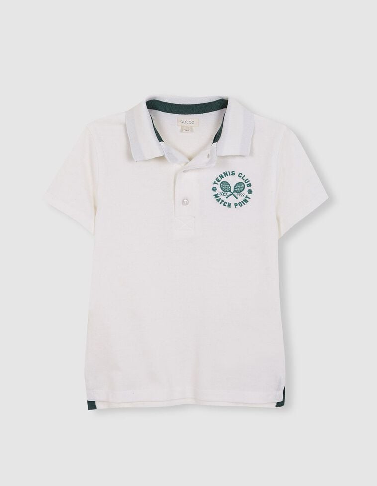Polo deporte blanco