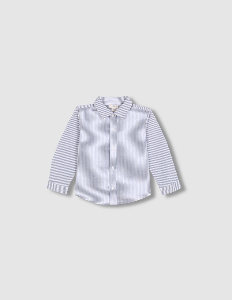 Camisa de rayas blanco