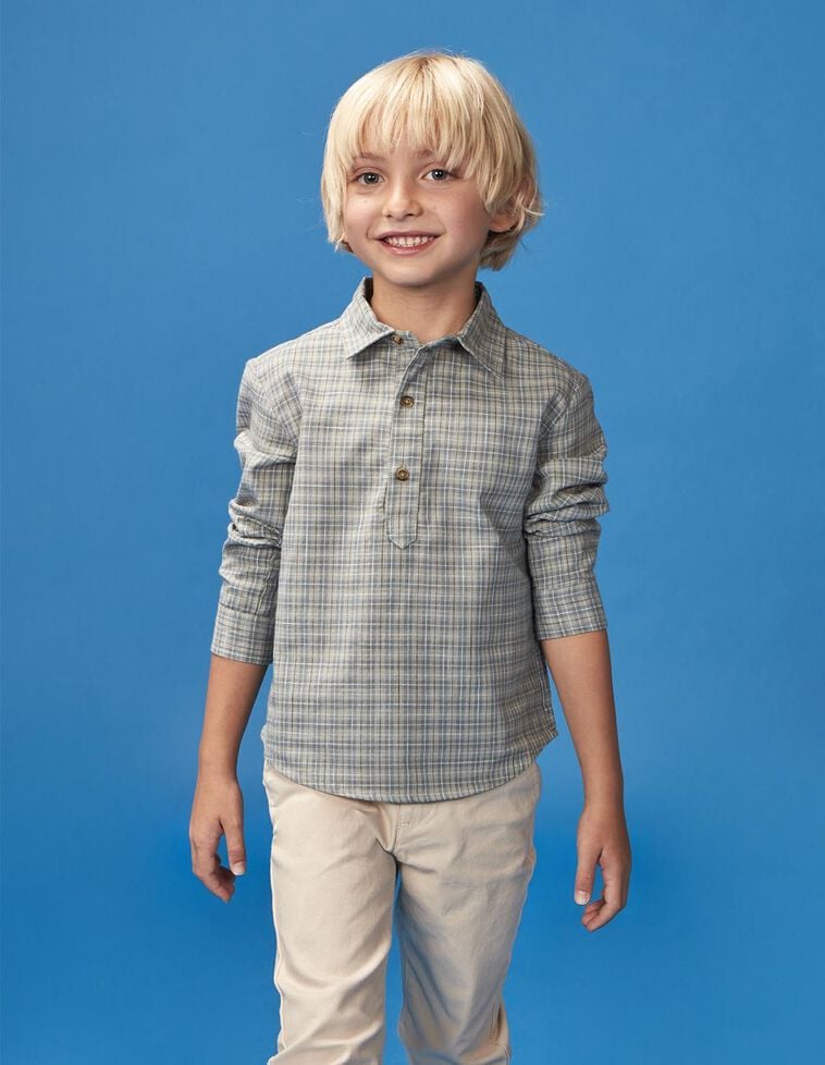 Camisa cuadros verde