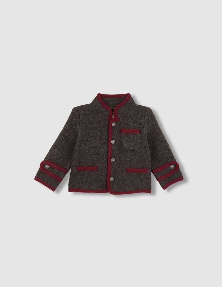 Chaqueta austriaca de lana verde